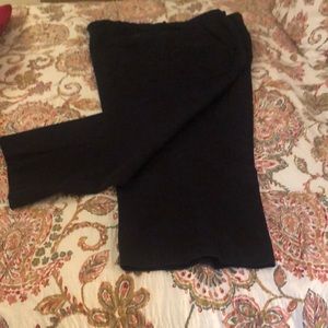 Big & Tall men's black chino pants